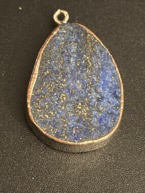 Natural Lapis Lazuli Freeform Artisan Pendant